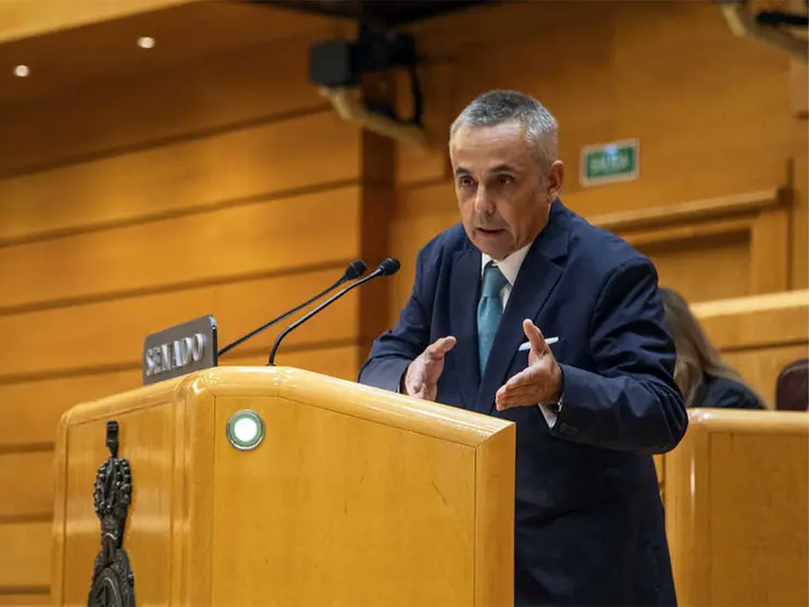 El senador de VOX, &Aacute;ngel Pelayo