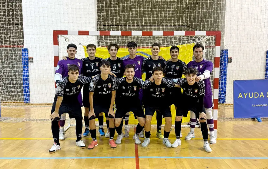 Formaci&oacute;n de la UA Ceut&iacute; en C&aacute;diz en Copa del Rey