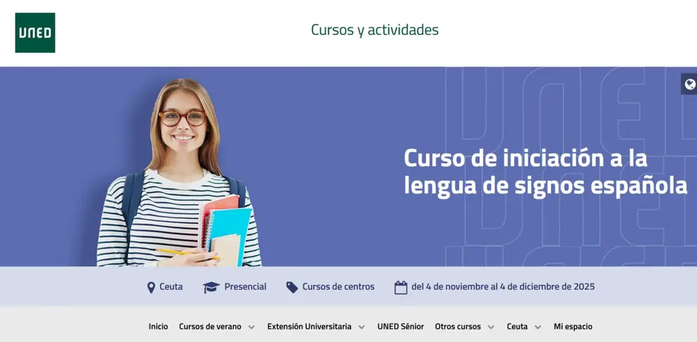 Curso de iniciaci&oacute;n a la Lengua de Signos impartido por la UNED