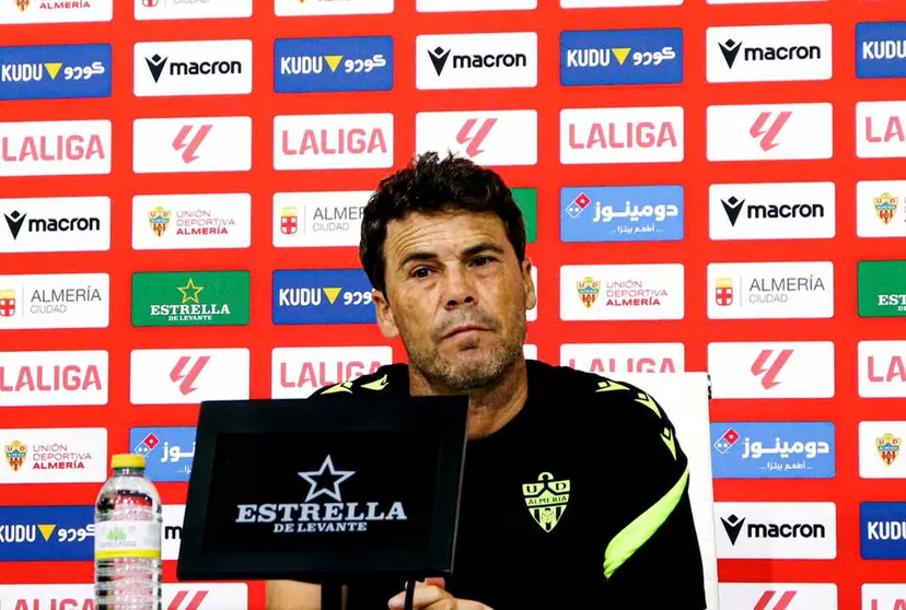 Rubi, entrenador de la UD Almer&iacute;a. Foto: UD Almer&iacute;a