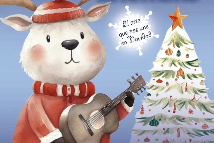 Cartel del Concierto de Navidad de la Escuela de M&uacute;sica Mundo Arte