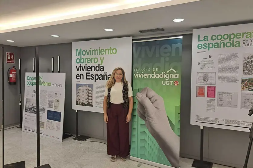 Yolanda Aparicio en las jornadas de vivienda de M&aacute;laga