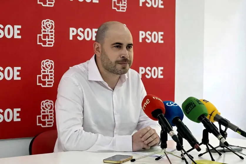 Miguel &Aacute;ngel P&eacute;rez Triano durante una comparecencia  / Laura Ortiz
