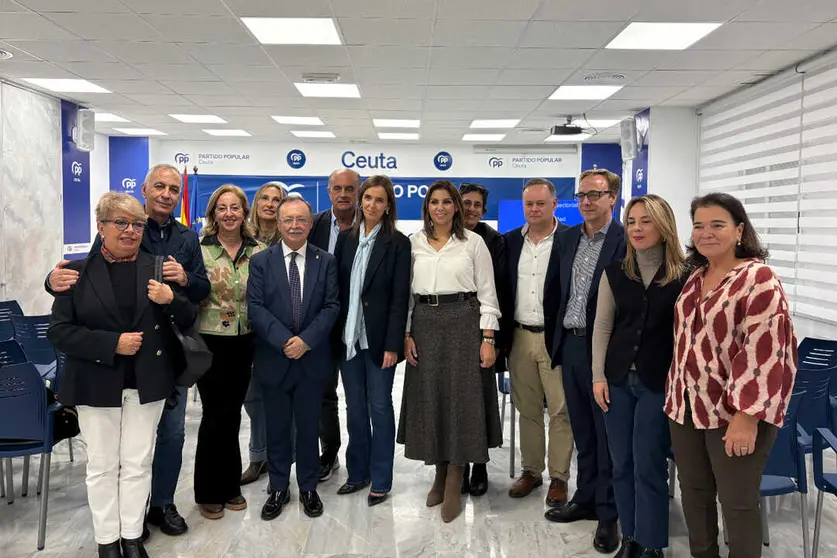 Visita de Carmen F&uacute;nez a Ceuta / Alma Palomino