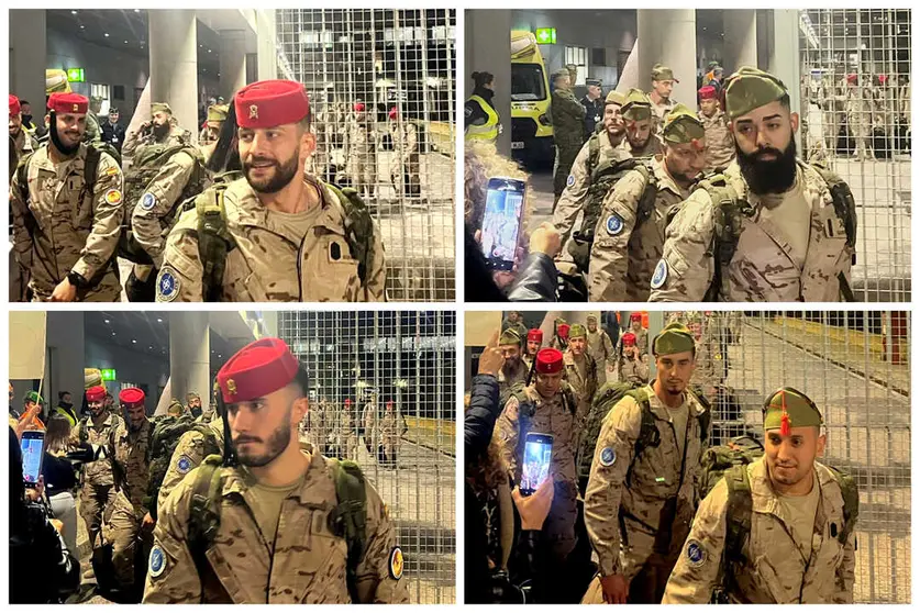 Llegada de los soldados de la COMGECEU a Sevilla tras la misi&oacute;n Irak (5)