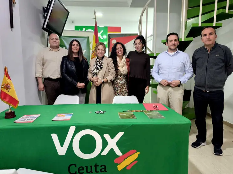 Acto celebrado en la sede de VOX Ceuta 