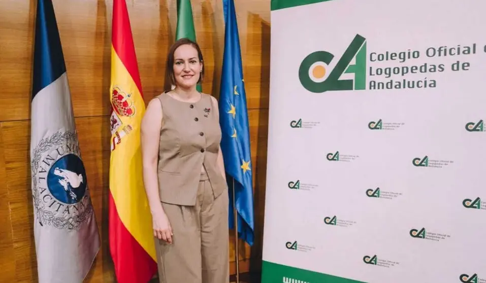 La delegafa del Colegio de Logopedas de Andaluc&iacute;a en Ceuta