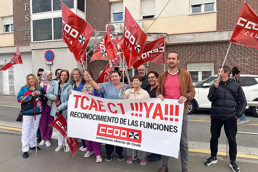 Concentraci&oacute;n de auxiliares de Enfermer&iacute;a