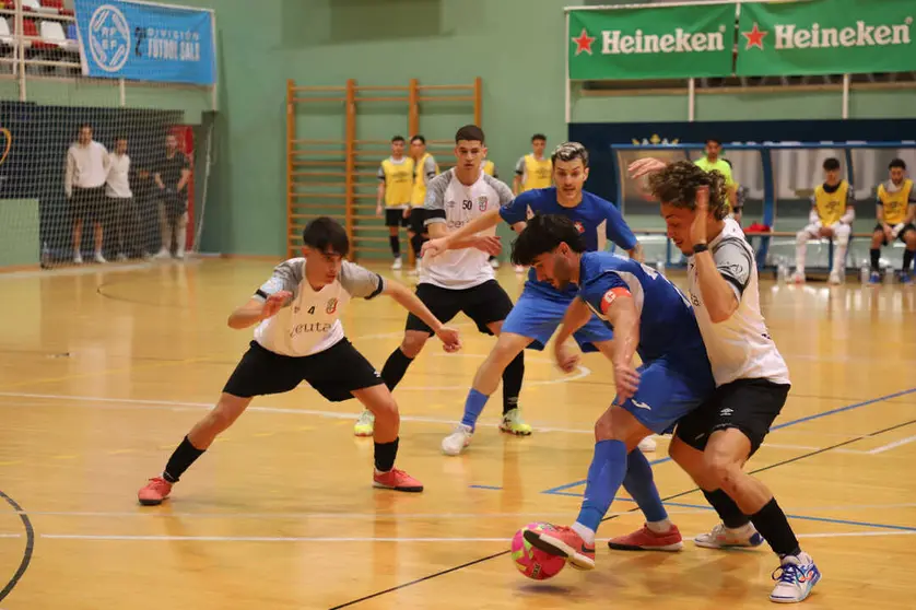 Encuentro entre la Sociedad Deportiva Uni&oacute;n &Aacute;frica Ceut&iacute; y Melistar FS