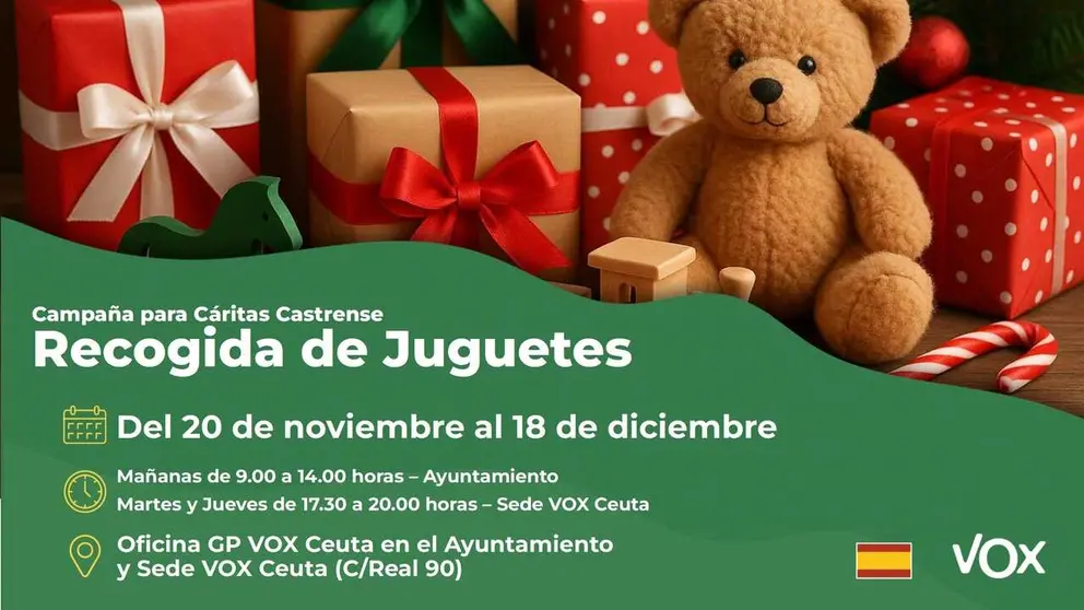 Campa&ntilde;a de recogida de juguetes de Vox / Vox