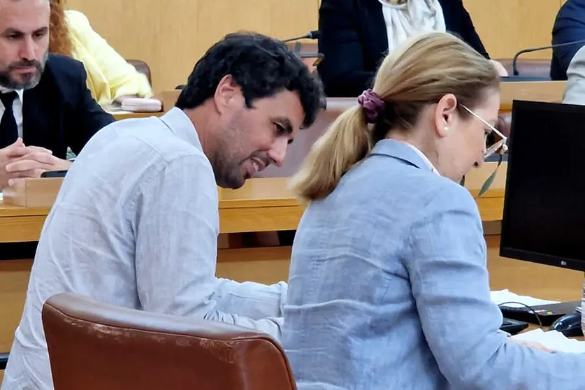  Manuel Gonz&aacute;lez, ex gerente de RTVCE, durante la &uacute;ltima Junta General de RTVCE a la que acudi&oacute;./archivo 