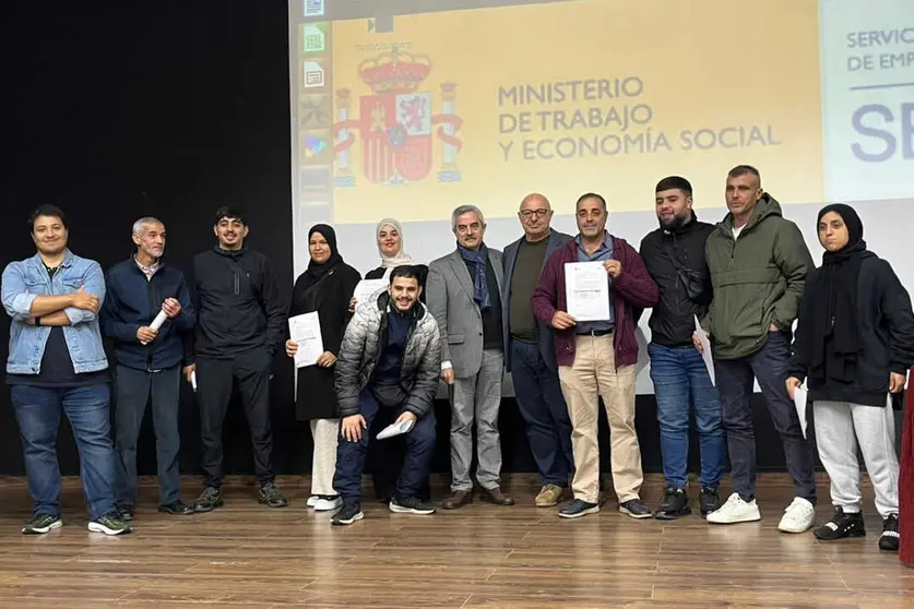 Entrega de reconocimientos a los alumnos de TandEM