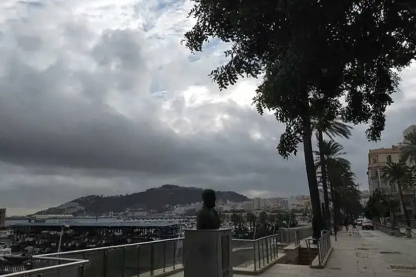 Cielos nublados desde el Paseo de las Palmeras / Archivo