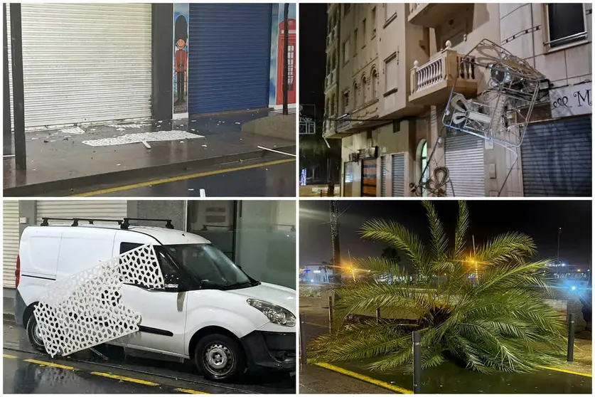 Efectos del fuerte temporal de lluvia y viento (5)