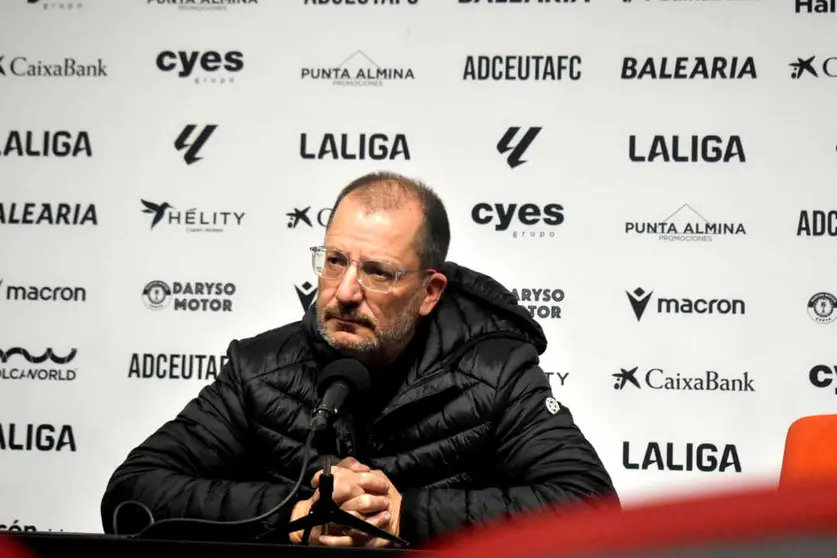 Jos&eacute; Juan Romero en la previa del duelo ante el Real Valladolid