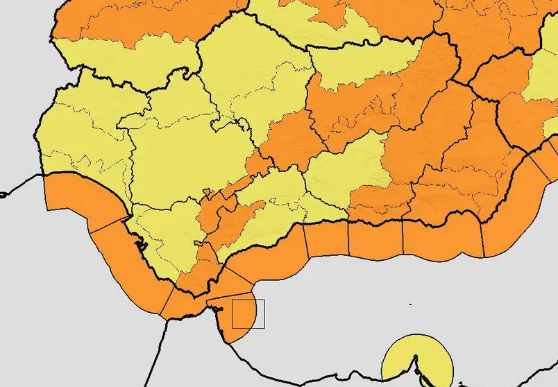 AEMET decreta la alerta naranja desde las 6.00 de la madrugada.