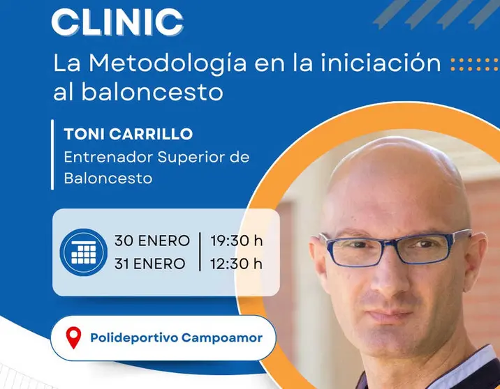 Toni Carrillo, referente nacional en el 'Minibasket', invitado de lujo de la Federaci&oacute;n de Baloncesto de Ceuta