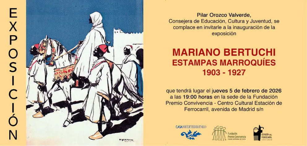 La Fundaci&oacute;n Premio Convivencia acoge la exposici&oacute;n 'Mariano Bertuchi. Estampas marroqu&iacute;es'