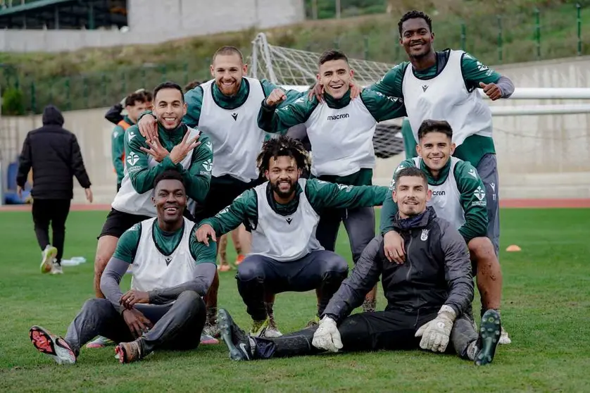 Jugadores del Ceuta durante un entrenamiento. Foto: Zaki/AD Ceuta FC