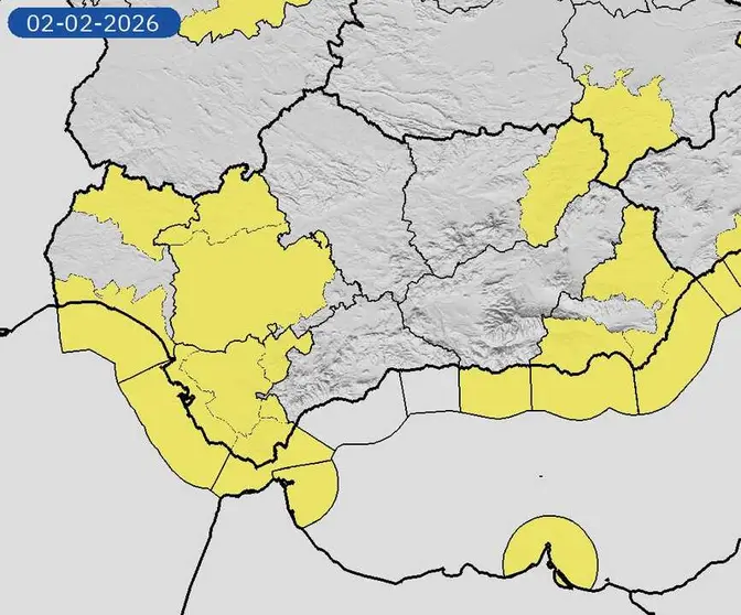 Alerta amarilla en Ceuta ma&ntilde;ana lunes / AEMET