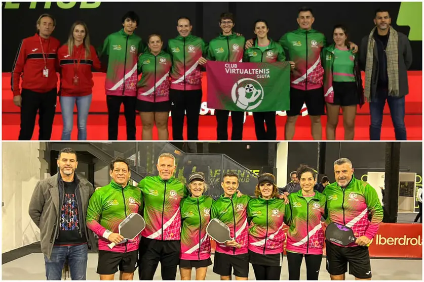 VirtualTenis Ceuta, subcampe&oacute;n de Espa&ntilde;a absoluto de pickleball y cuarto en veteranos