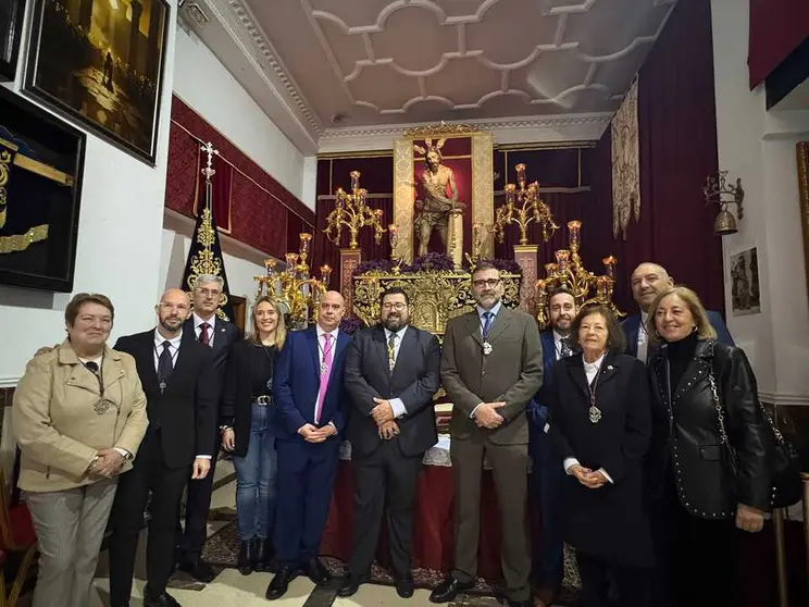 La Flagelaci&oacute;n descubre el rostro de su Mi&eacute;rcoles Santo: fe y Caridad en un solo cartel / Alma Palomino