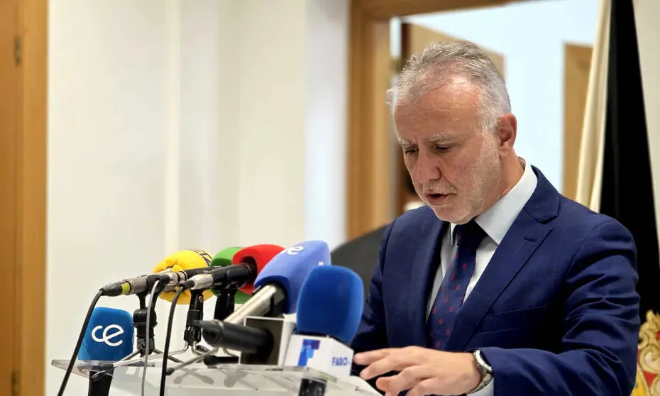 El ministro de Pol&iacute;tica Territorial durante su comparecencia ante los medios de este mi&eacute;rcoles / Laura Ortiz