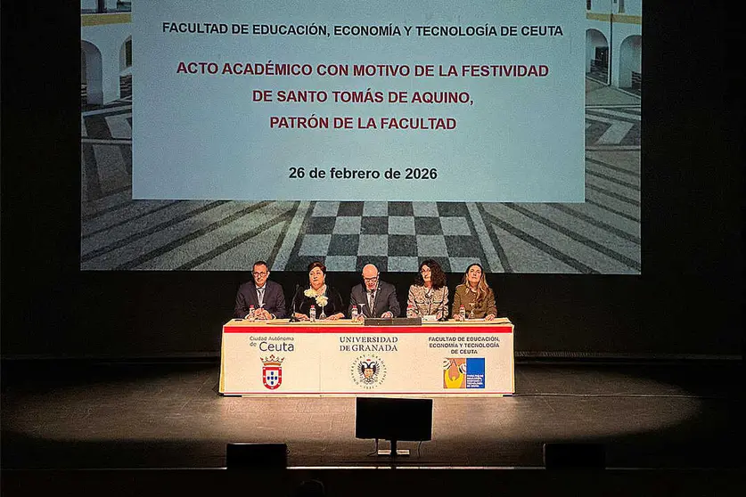 Celebraci&oacute;n de Santo Tom&aacute;s de Aquino en el Auditorio del Revell&iacute;n / Mohamed Ettouileb