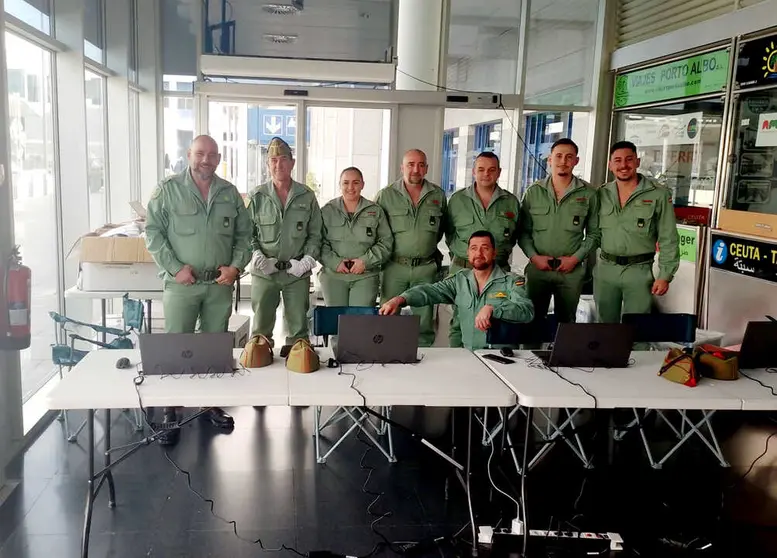 El Tercio Duque de Alba reparte 450 dorsales de la Cuna de la Legi&oacute;n en Algeciras 