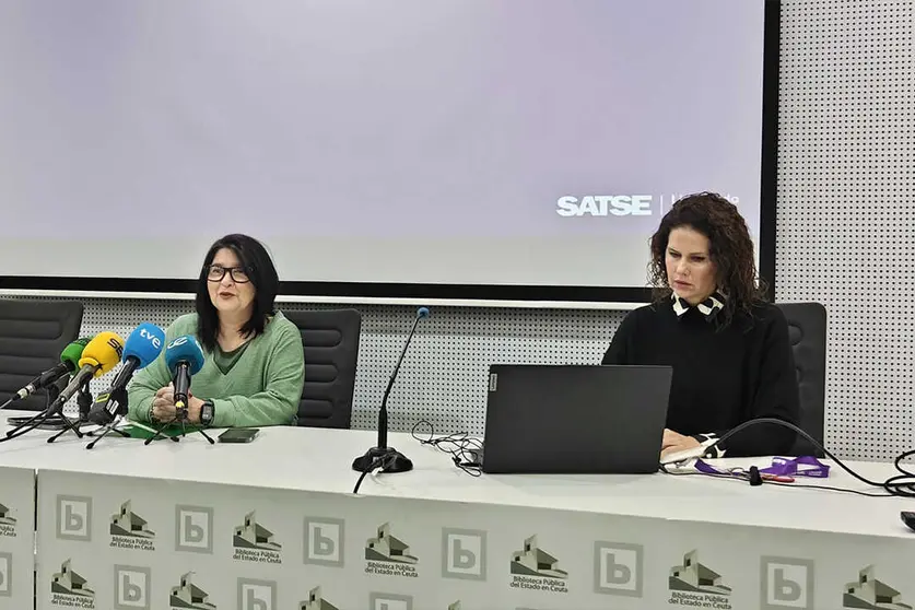 Presentaci&oacute;n de la Encuesta de SATSE en el biblioteca p&uacute;blica / C&eacute;sar Mart&iacute;n