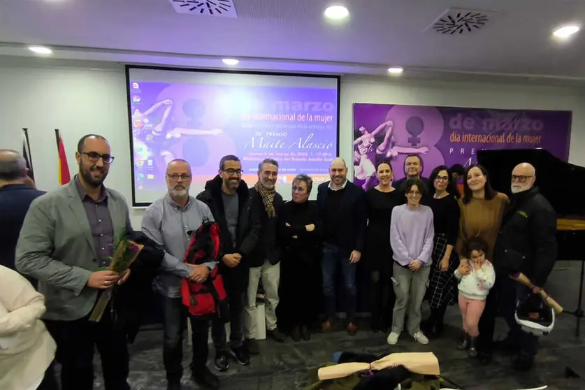 Entrega del Premio Maite Alascio de CCOO a Antonia Palomo