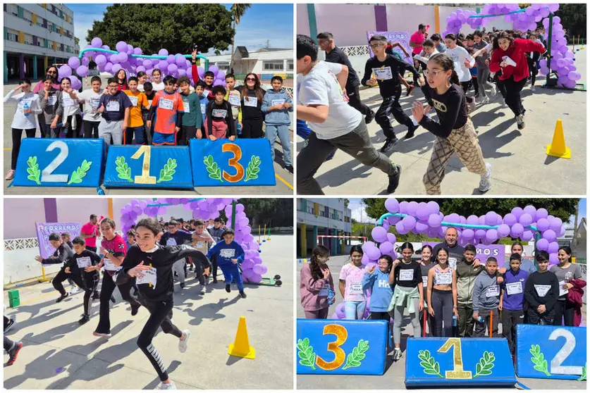 El Colegio Rey Juan Carlos I conmemora el 8M con actividades educativas y una carrera por la igualdad