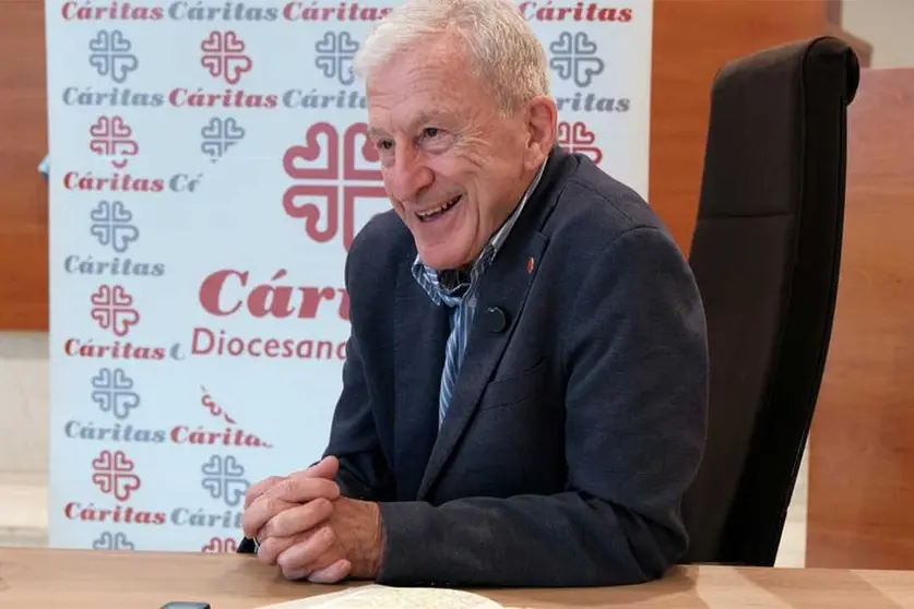 Manuel Bret&oacute;n, presidente de C&aacute;ritas Espa&ntilde;a
