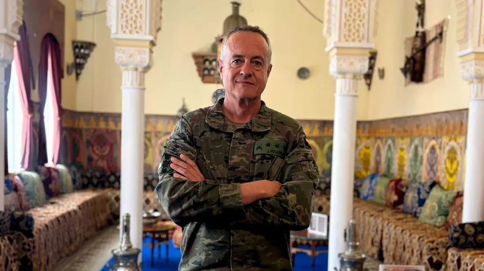 Luis Gonzaga, coronel de Regulares 54 de Ceuta. Foto_ Alma Palomino