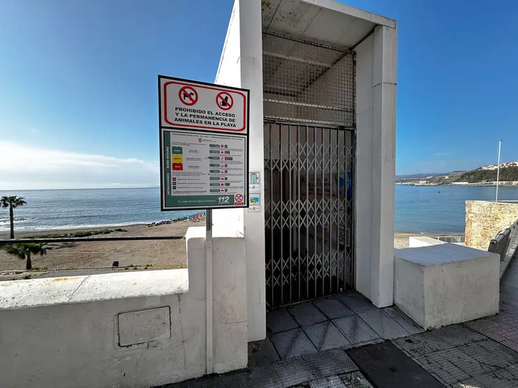 Ascensor de la playa de la Ribera 
