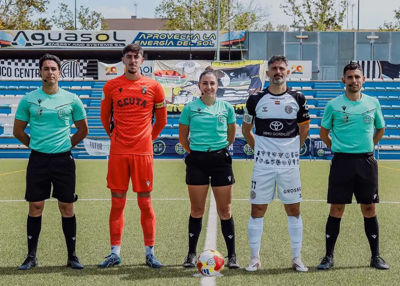 Encuentro entre el Atl&eacute;tico Central y el filial de la AD Ceuta FC. Foto: @ClubAtlCentral
