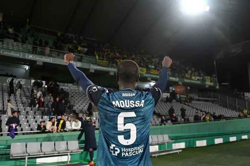 Moussa Diakit&eacute; no estar&aacute; en el Alfonso Murube. Foto: C&aacute;diz CF.