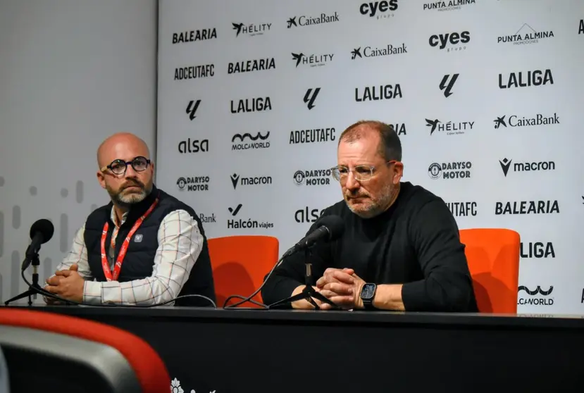 Jos&eacute; Juan Romero tras el partido entre Ceuta y C&aacute;diz.