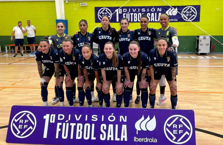 Encuentro entre el Chiloeches y la AD Ceuta FC femenina de f&uacute;tbol sala