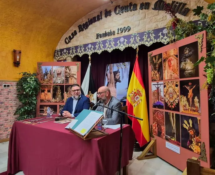 La Casa de Ceuta desvela los secretos del preg&oacute;n de Semana Santa que ha emocionado a Melilla