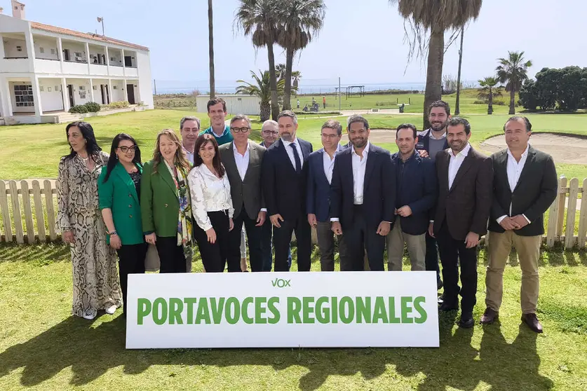 Reuni&oacute;n de portavoces de Vox en M&aacute;laga