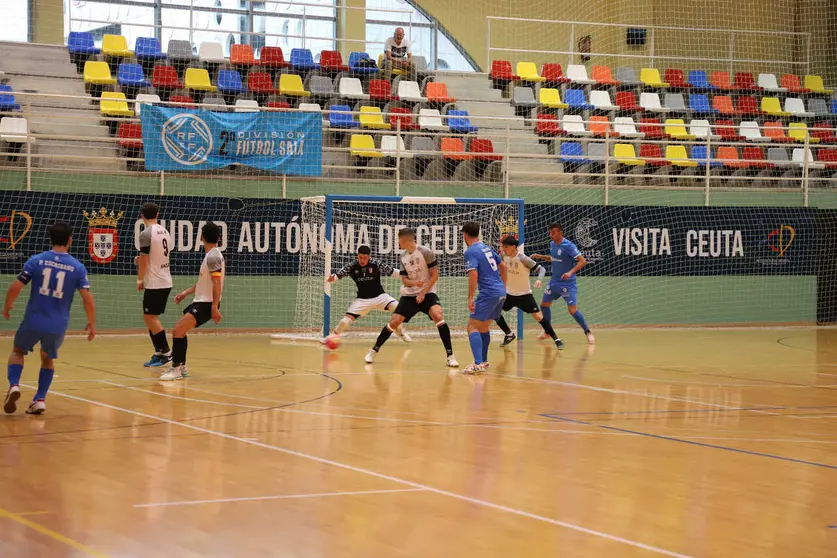 Partido entre la UA Ceut&iacute; y Avanza Ja&eacute;n Para&iacute;so Interior.