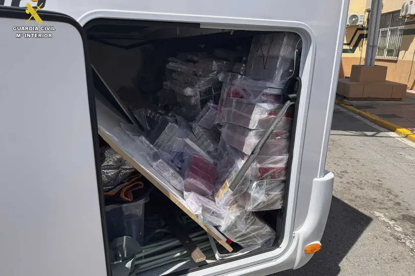 Hach&iacute;s intervenido en una autocaravana en el Tarajal