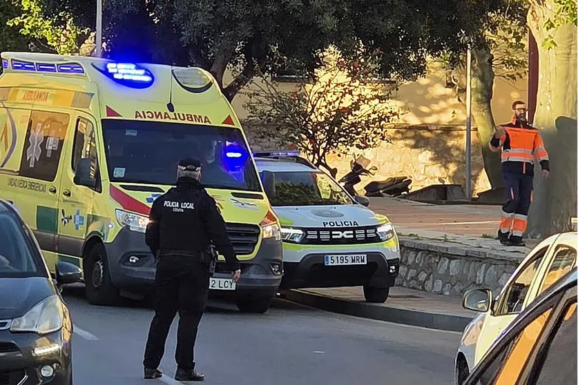 Accidente de motocicleta en la Av Ejercito Espa&ntilde;ol / Laura Ortiz