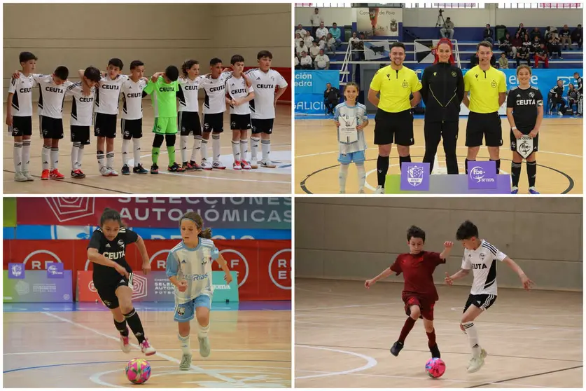 Ceuta compite en la primera jornada del Campeonato de Espa&ntilde;a de f&uacute;tbol sala Sub-10