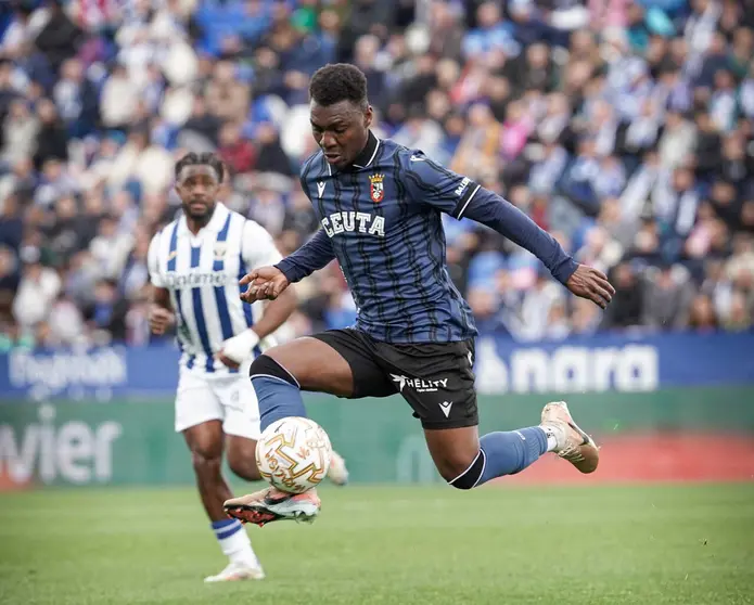 Kon&eacute;, futbolista de la AD Ceuta FC. Foto: Zaki