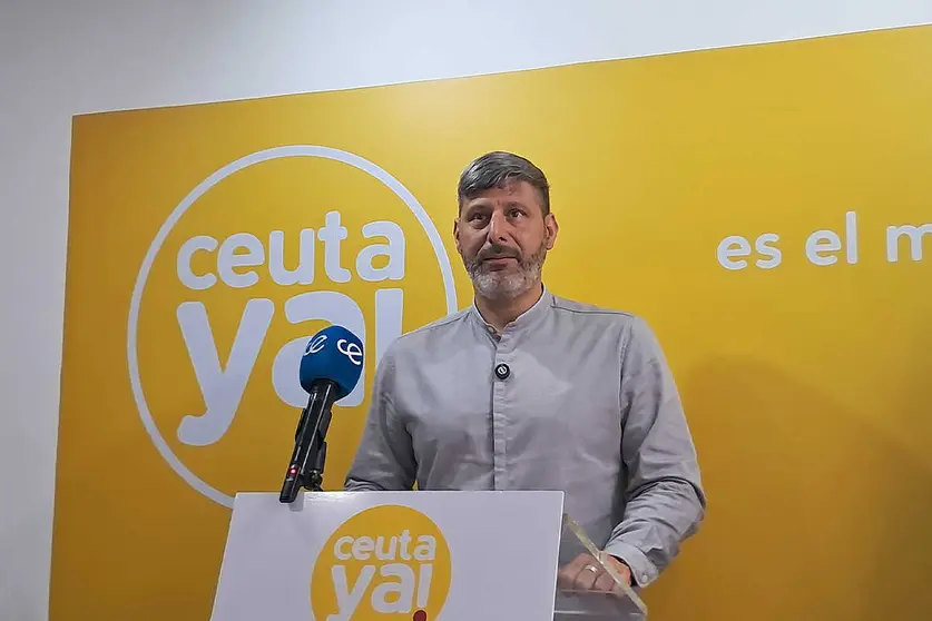 Mohamed Mustafa portavoz de Ceuta Ya! / Cesar Mart&iacute;n