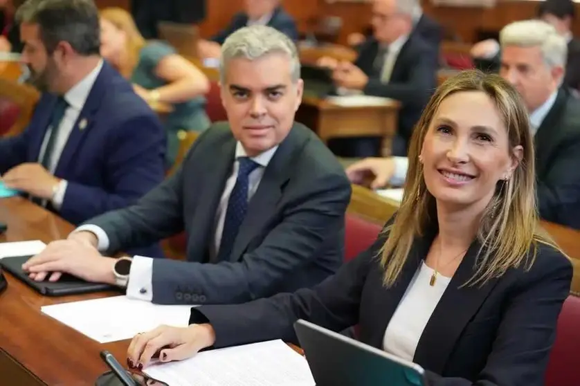Cristina D&iacute;az en el Senado