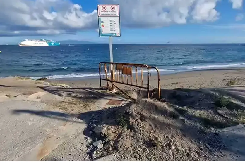 Situaci&oacute;n de la Playa de San Amaro en mayo de 2026