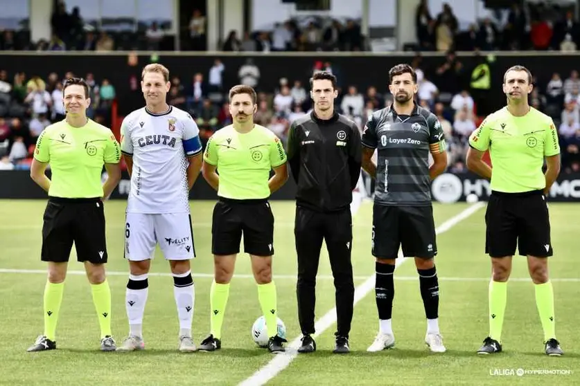 Encuentro entre la AD Ceuta FC y el CD Castell&oacute;n. Foto: La Liga